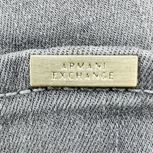 Armani Exchange Women's Denim Jeans Size 26 Grey J69 Super Skinny Lift-up Grey - Picture 8 of 12